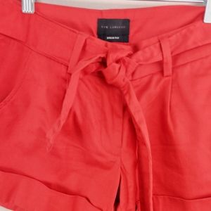 The Limited Shorts - The Limited Drew Fit Tie Belt Cherry Red Shorts 6 The Limited Shorts - The Limited Drew Fit Tie Belt Cherry Red Shorts 6